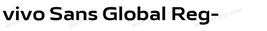 vivo Sans Global Reg字体转换
